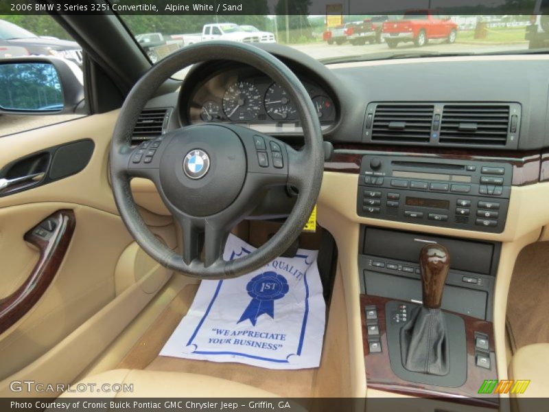 Alpine White / Sand 2006 BMW 3 Series 325i Convertible