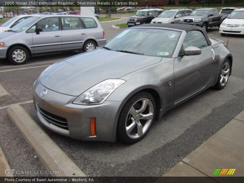 Silverstone Metallic / Carbon Black 2006 Nissan 350Z Enthusiast Roadster