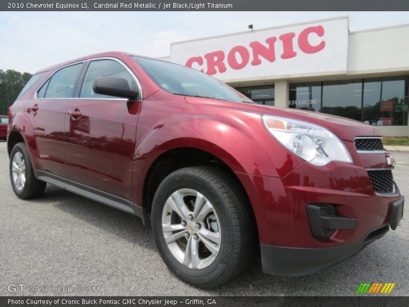 Cardinal Red Metallic / Jet Black/Light Titanium 2010 Chevrolet Equinox LS
