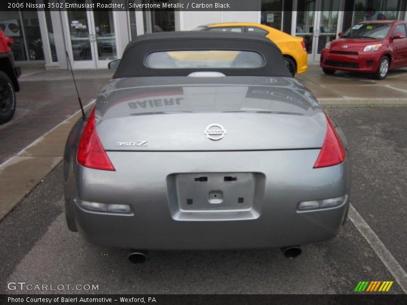 Silverstone Metallic / Carbon Black 2006 Nissan 350Z Enthusiast Roadster