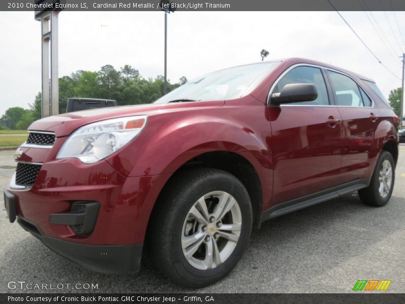 Cardinal Red Metallic / Jet Black/Light Titanium 2010 Chevrolet Equinox LS