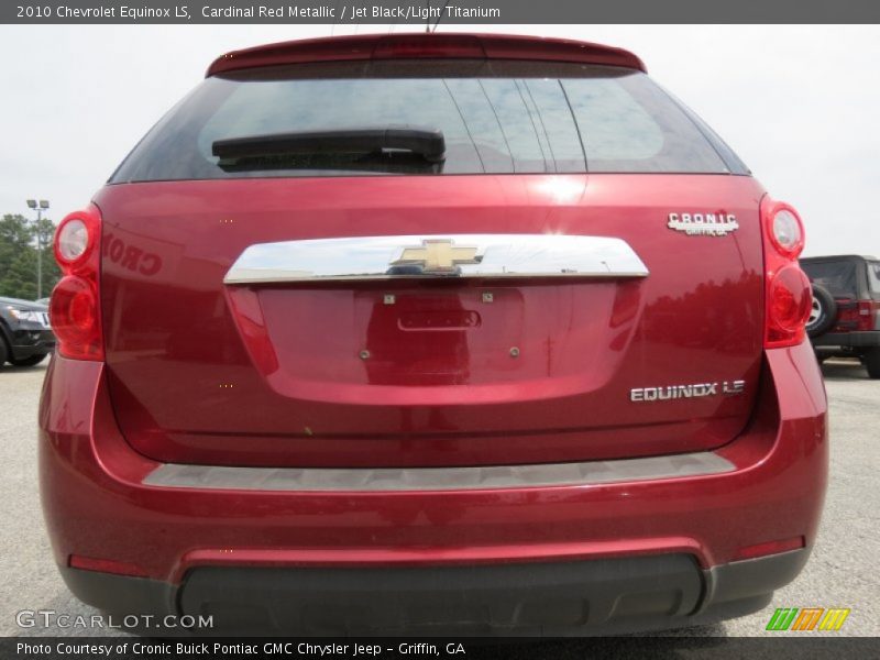 Cardinal Red Metallic / Jet Black/Light Titanium 2010 Chevrolet Equinox LS