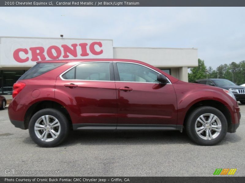 Cardinal Red Metallic / Jet Black/Light Titanium 2010 Chevrolet Equinox LS