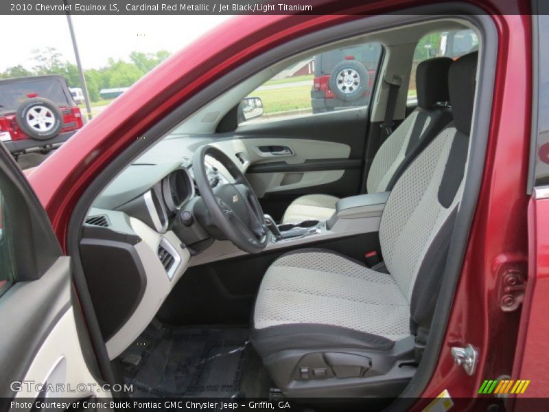 Cardinal Red Metallic / Jet Black/Light Titanium 2010 Chevrolet Equinox LS