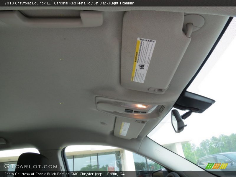 Cardinal Red Metallic / Jet Black/Light Titanium 2010 Chevrolet Equinox LS