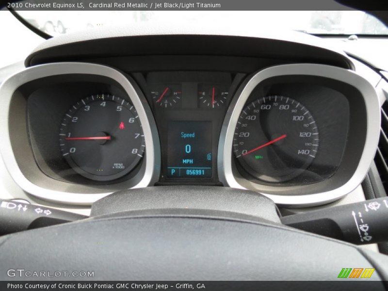 Cardinal Red Metallic / Jet Black/Light Titanium 2010 Chevrolet Equinox LS