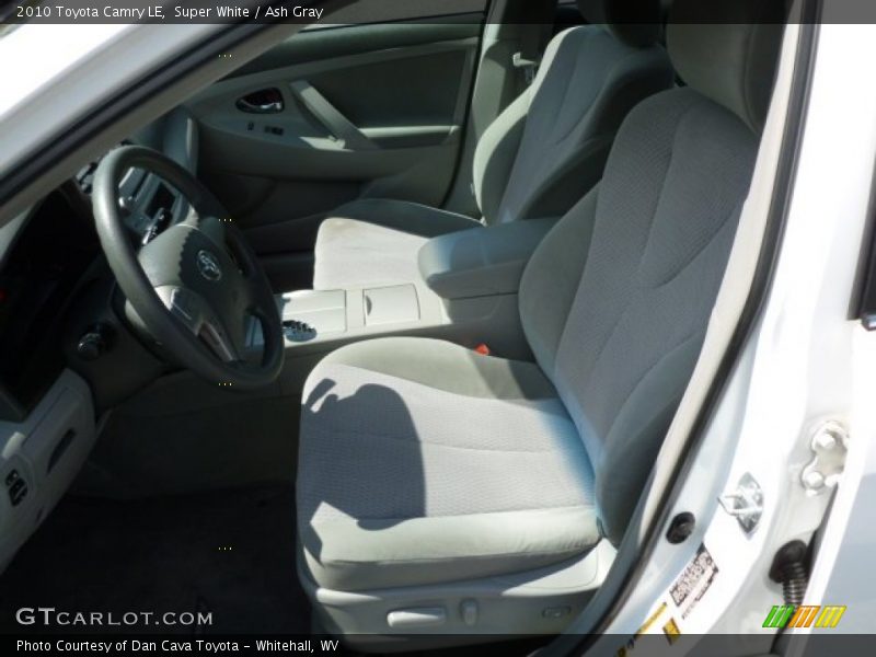 Super White / Ash Gray 2010 Toyota Camry LE