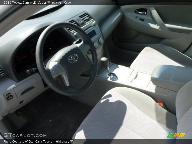 Super White / Ash Gray 2010 Toyota Camry LE