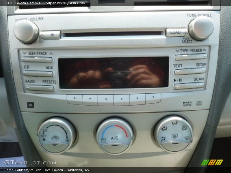 Super White / Ash Gray 2010 Toyota Camry LE