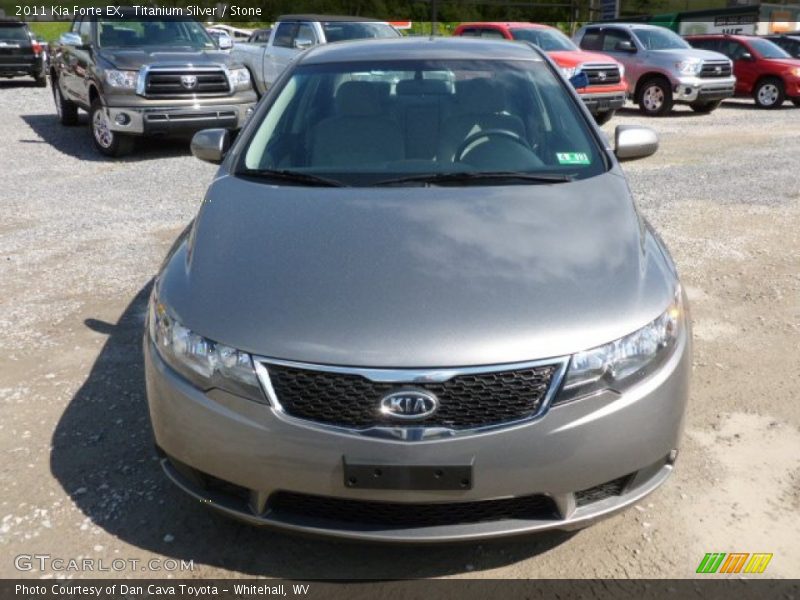 Titanium Silver / Stone 2011 Kia Forte EX