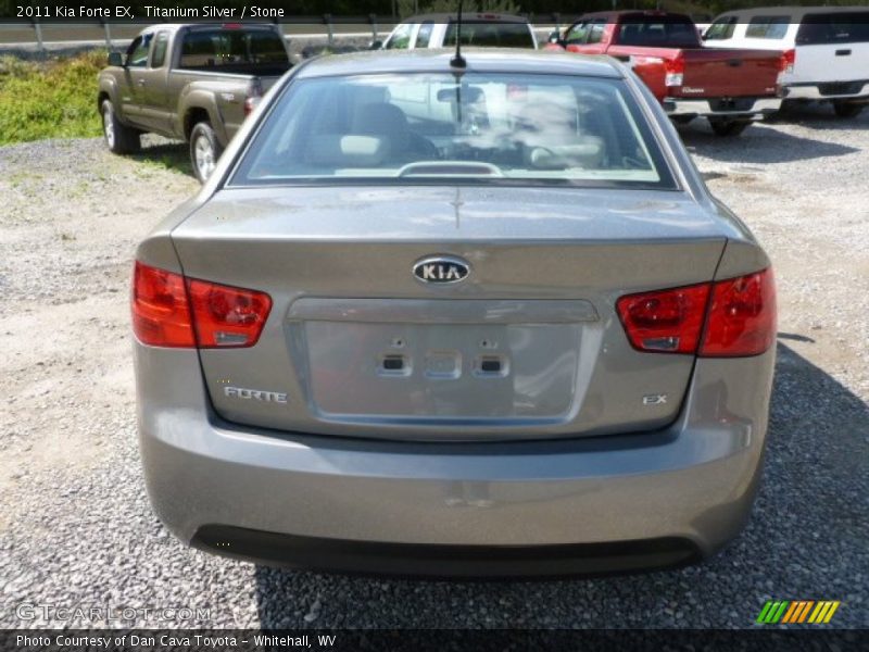 Titanium Silver / Stone 2011 Kia Forte EX