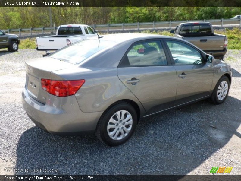 Titanium Silver / Stone 2011 Kia Forte EX