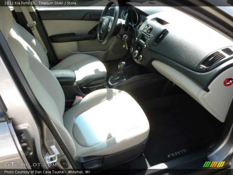 Titanium Silver / Stone 2011 Kia Forte EX