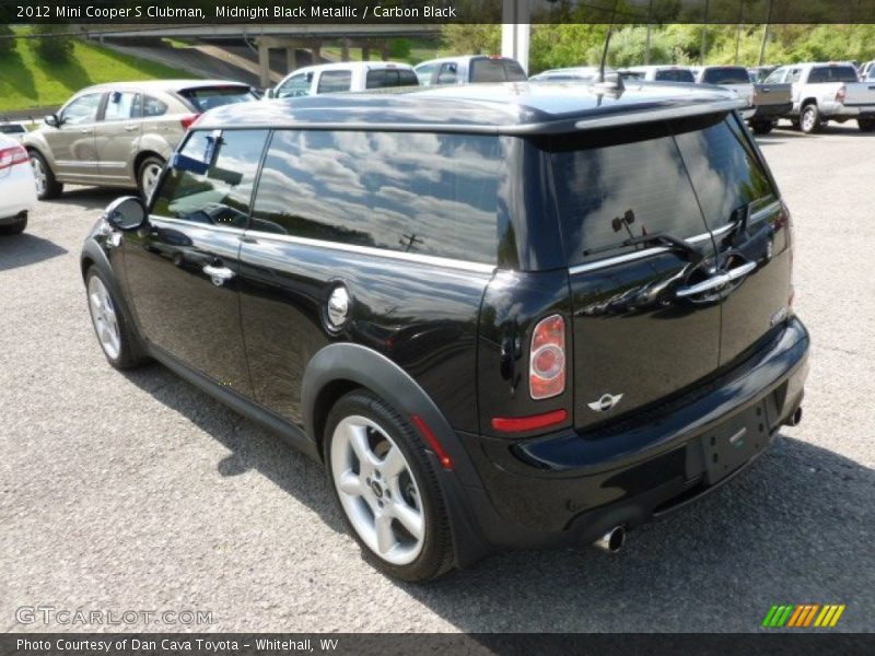 Midnight Black Metallic / Carbon Black 2012 Mini Cooper S Clubman
