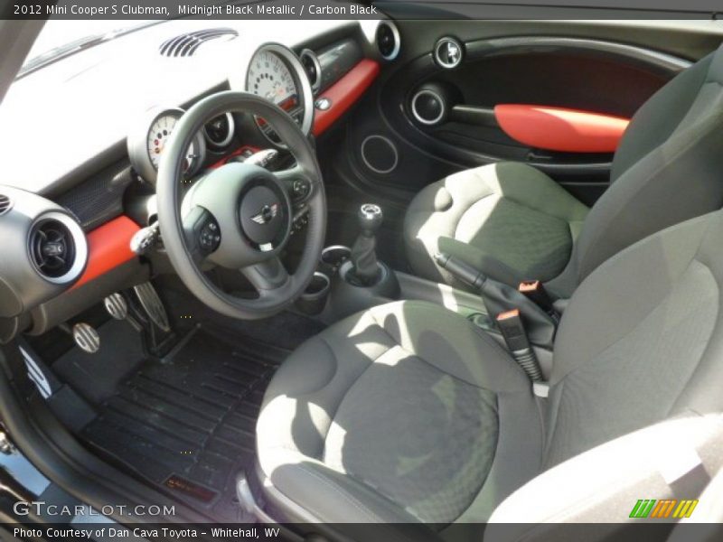 Midnight Black Metallic / Carbon Black 2012 Mini Cooper S Clubman