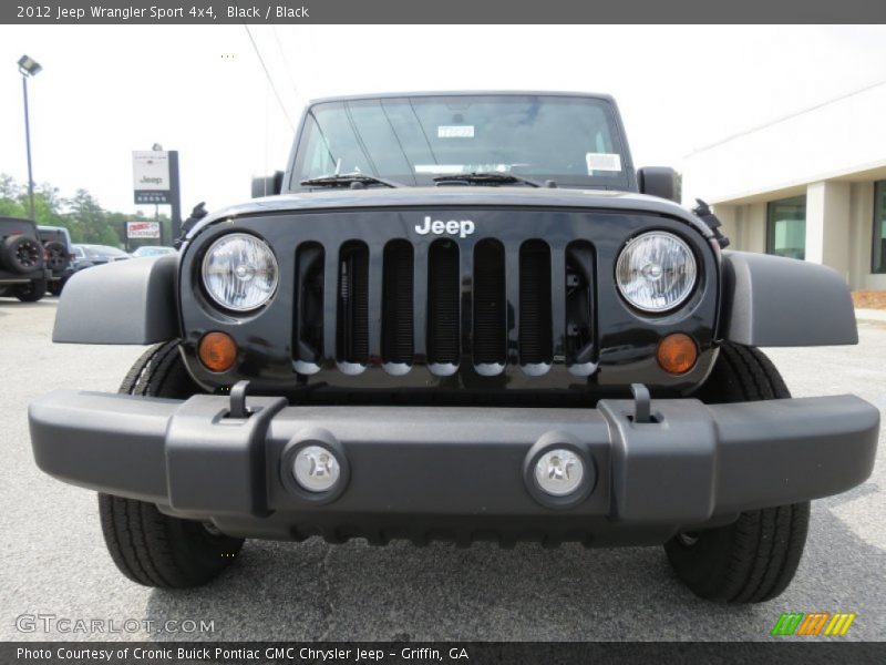 Black / Black 2012 Jeep Wrangler Sport 4x4