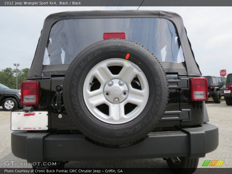 Black / Black 2012 Jeep Wrangler Sport 4x4