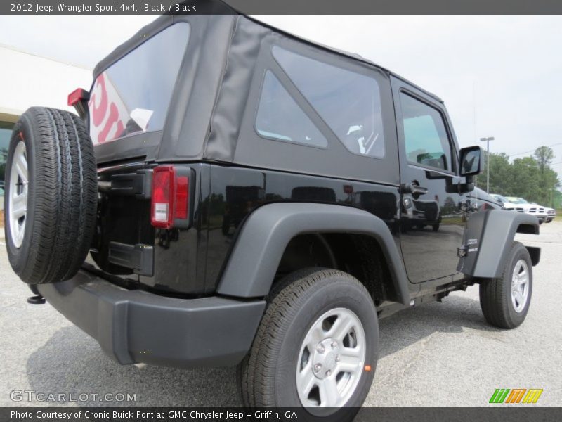 Black / Black 2012 Jeep Wrangler Sport 4x4