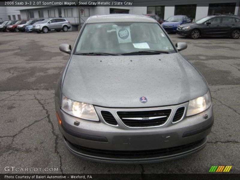 Steel Gray Metallic / Slate Gray 2006 Saab 9-3 2.0T SportCombi Wagon