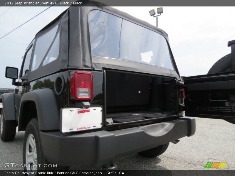 Black / Black 2012 Jeep Wrangler Sport 4x4