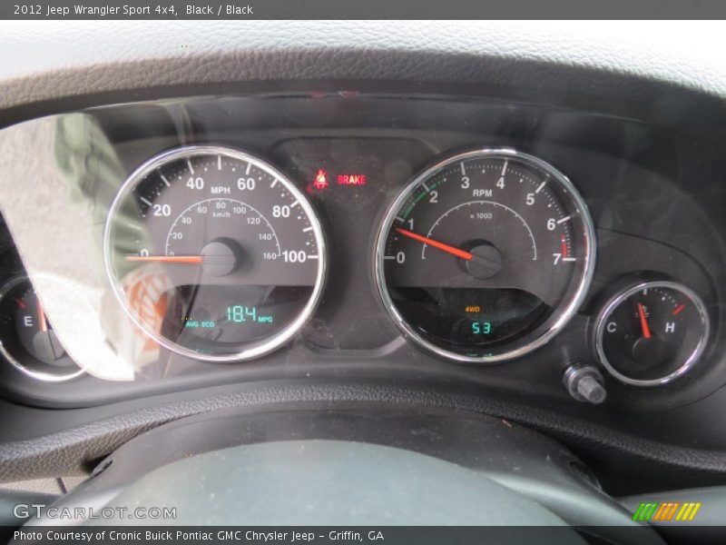 Black / Black 2012 Jeep Wrangler Sport 4x4