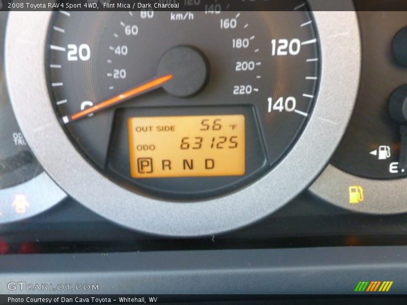 Flint Mica / Dark Charcoal 2008 Toyota RAV4 Sport 4WD
