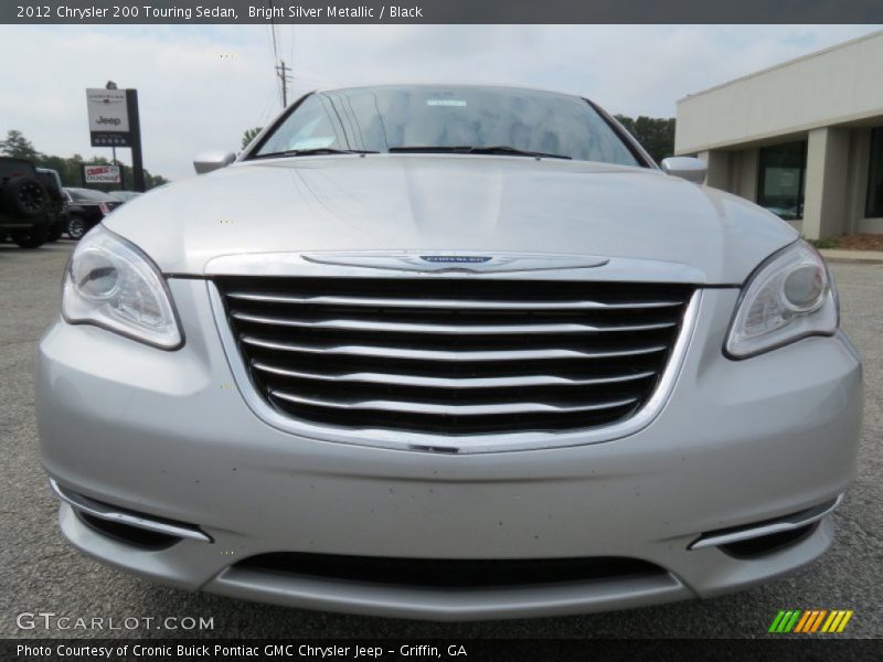 Bright Silver Metallic / Black 2012 Chrysler 200 Touring Sedan