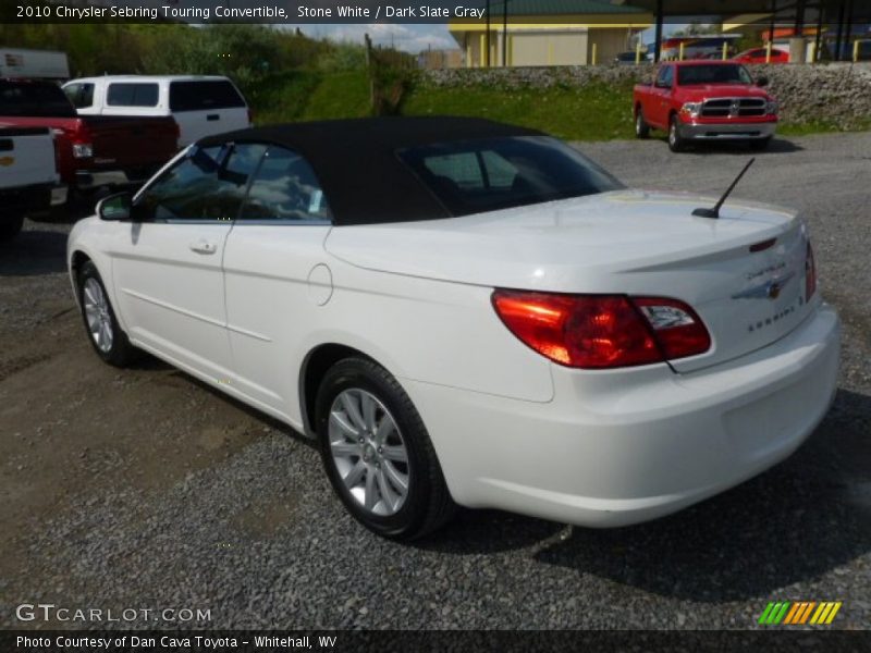 Stone White / Dark Slate Gray 2010 Chrysler Sebring Touring Convertible