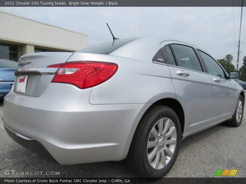 Bright Silver Metallic / Black 2012 Chrysler 200 Touring Sedan