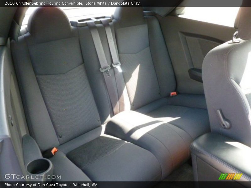Stone White / Dark Slate Gray 2010 Chrysler Sebring Touring Convertible