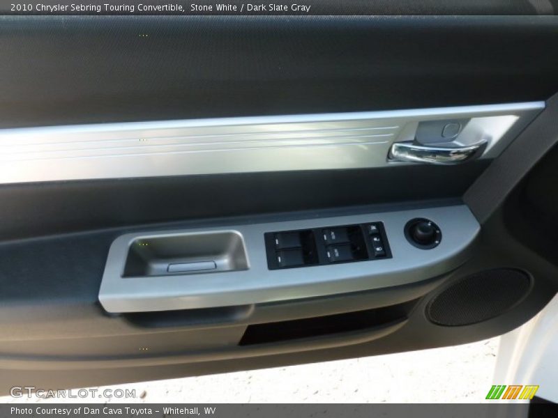Stone White / Dark Slate Gray 2010 Chrysler Sebring Touring Convertible