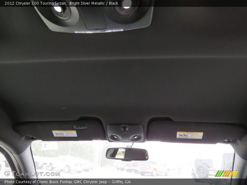 Bright Silver Metallic / Black 2012 Chrysler 200 Touring Sedan