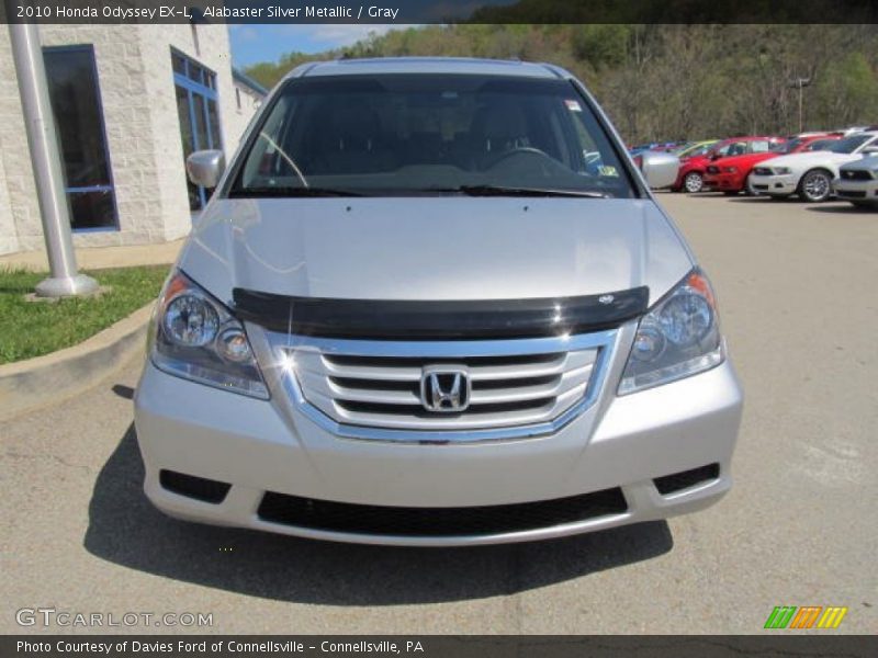 Alabaster Silver Metallic / Gray 2010 Honda Odyssey EX-L