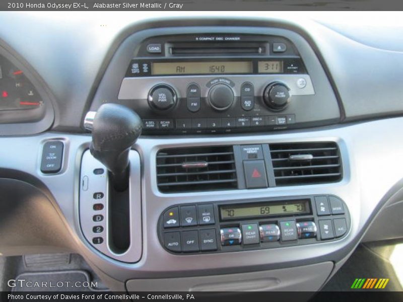 Alabaster Silver Metallic / Gray 2010 Honda Odyssey EX-L