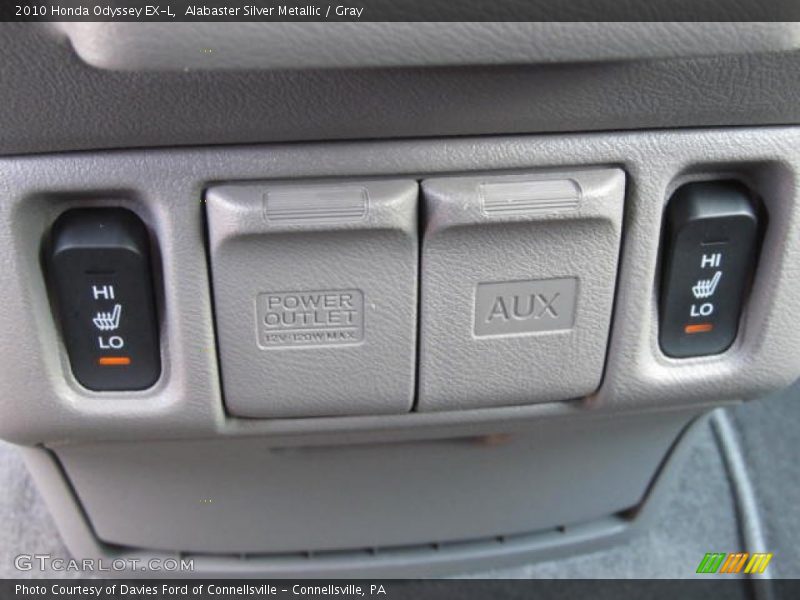 Alabaster Silver Metallic / Gray 2010 Honda Odyssey EX-L