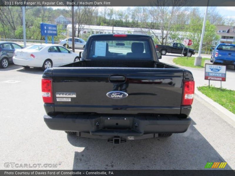 Black / Medium Dark Flint 2011 Ford Ranger XL Regular Cab