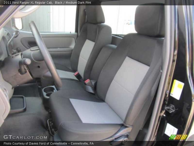 Black / Medium Dark Flint 2011 Ford Ranger XL Regular Cab