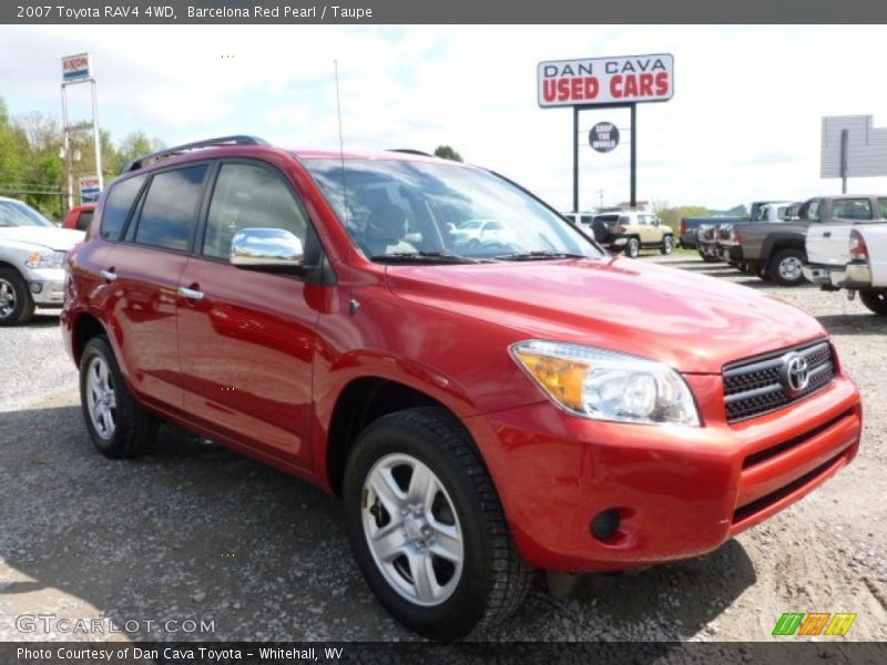 Barcelona Red Pearl / Taupe 2007 Toyota RAV4 4WD