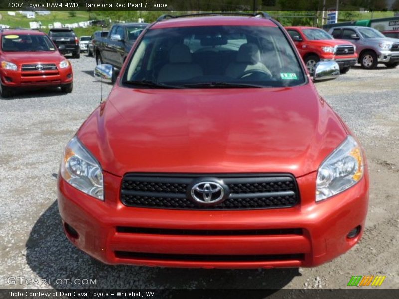 Barcelona Red Pearl / Taupe 2007 Toyota RAV4 4WD