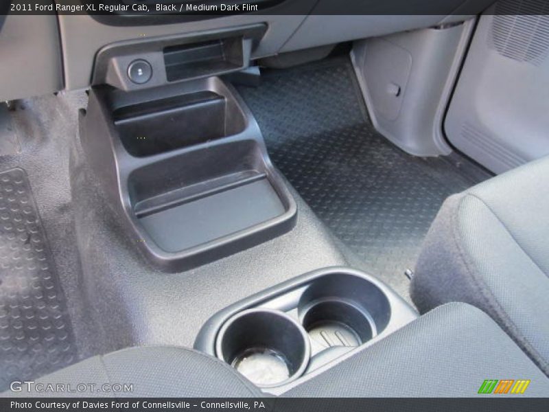 Black / Medium Dark Flint 2011 Ford Ranger XL Regular Cab