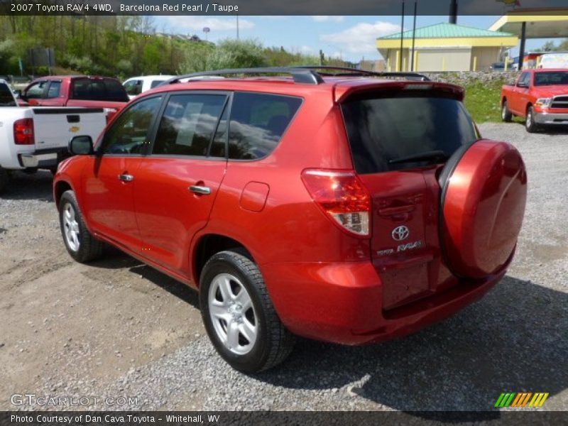 Barcelona Red Pearl / Taupe 2007 Toyota RAV4 4WD