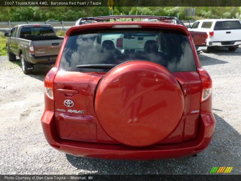 Barcelona Red Pearl / Taupe 2007 Toyota RAV4 4WD