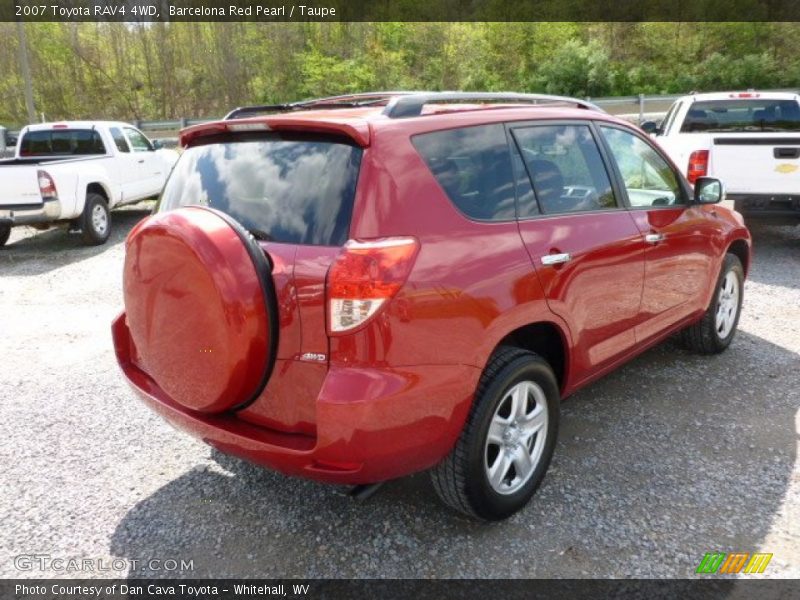 Barcelona Red Pearl / Taupe 2007 Toyota RAV4 4WD