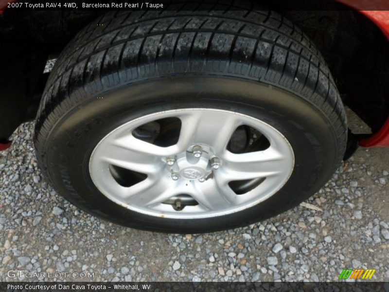 Barcelona Red Pearl / Taupe 2007 Toyota RAV4 4WD