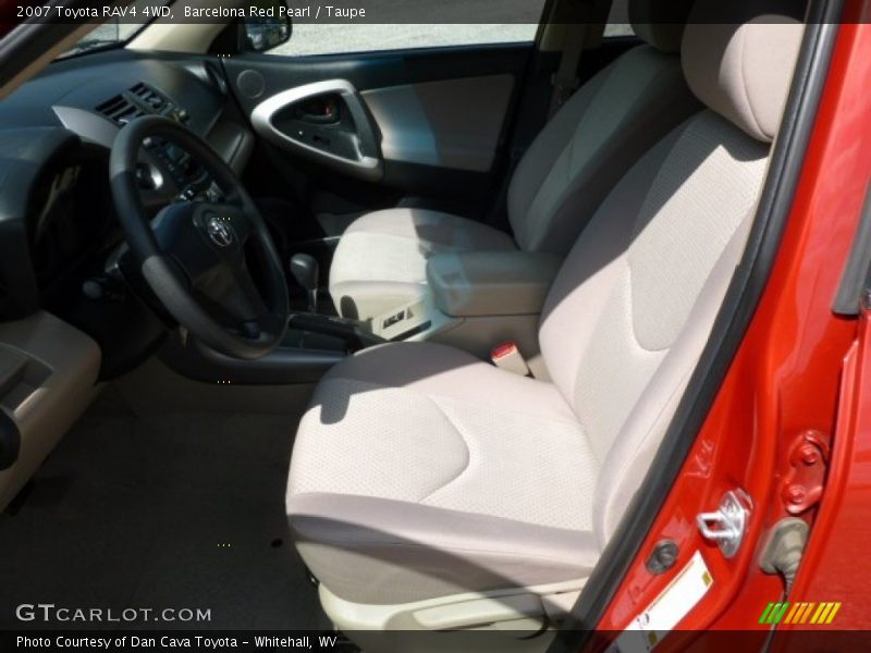 Barcelona Red Pearl / Taupe 2007 Toyota RAV4 4WD