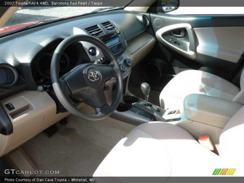 Barcelona Red Pearl / Taupe 2007 Toyota RAV4 4WD
