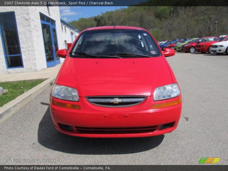 Sport Red / Charcoal Black 2007 Chevrolet Aveo 5 LS Hatchback