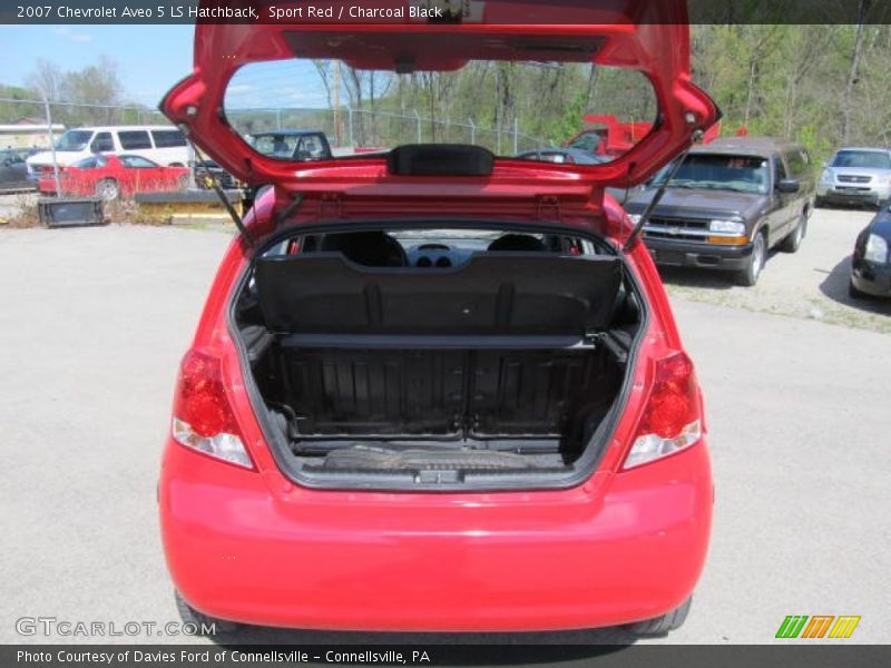 Sport Red / Charcoal Black 2007 Chevrolet Aveo 5 LS Hatchback