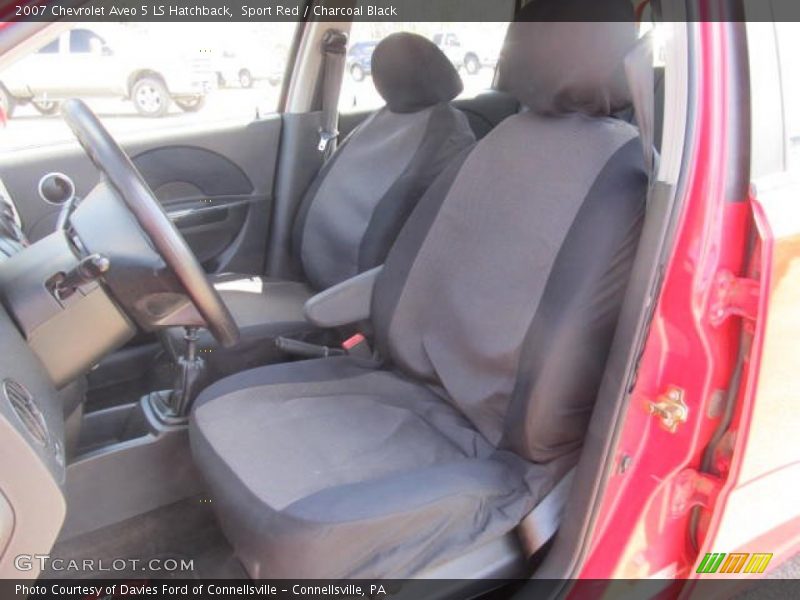 Sport Red / Charcoal Black 2007 Chevrolet Aveo 5 LS Hatchback