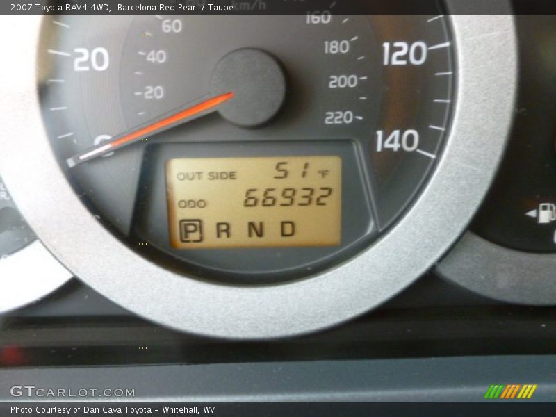 Barcelona Red Pearl / Taupe 2007 Toyota RAV4 4WD